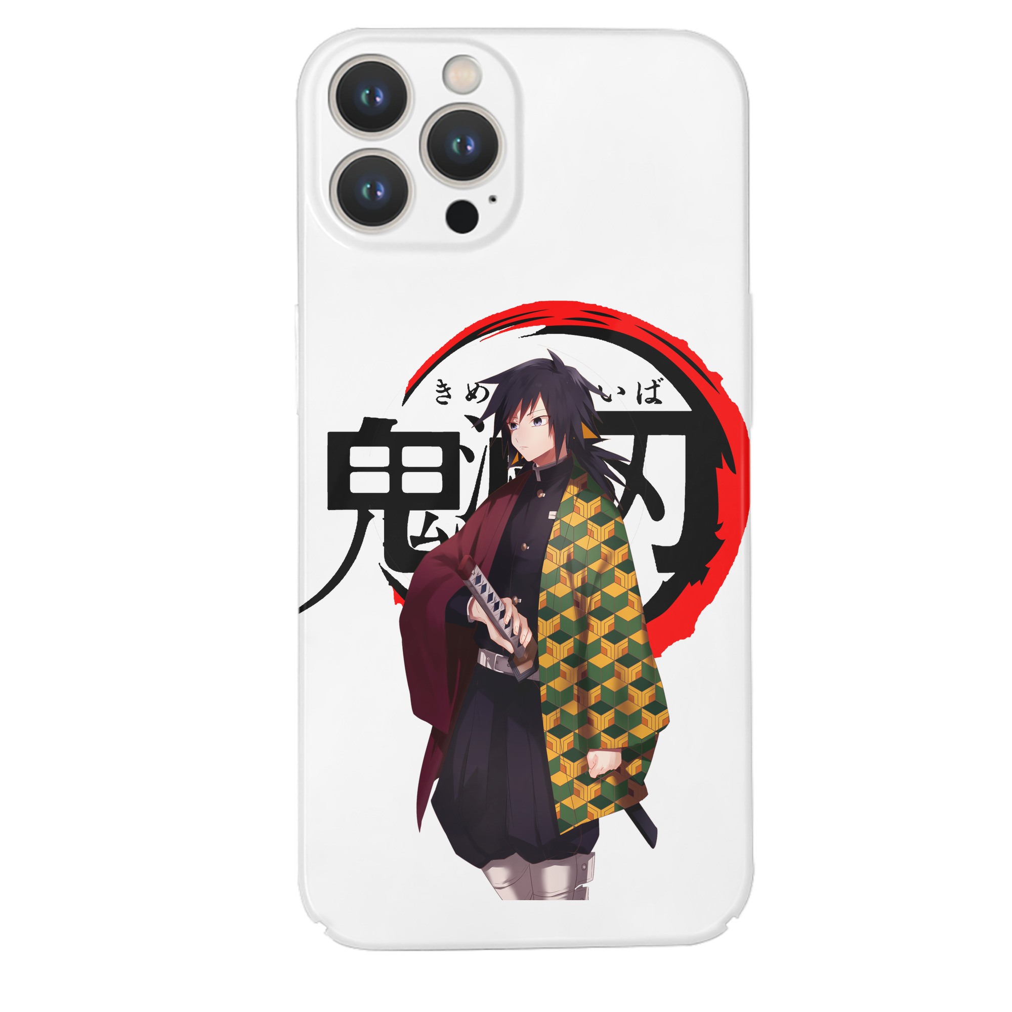 （画像用） 鬼滅の刃（きめつのやいば）水柱-冨岡 義勇／とみおか ぎゆう Tomioka Giyuu 【iPhone 14シリーズ対応】ハードケース